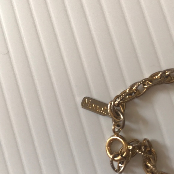 Vintage Monet Tassel Necklace Gold Colour - Picture 3 of 4